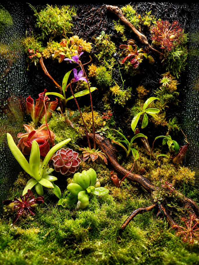 Terrarium tanaman karnivora